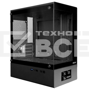 Корпус Ginzzu RX400D mATX жк. Дисплей
