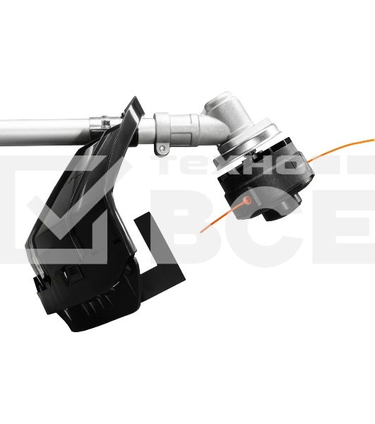 Триммер электрический Kranz KR-1400, 1400Вт, 420/255мм, катушка+диск, разборная штанга
