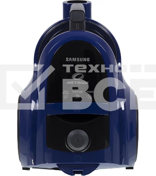 Пылесос Samsung VCC4520S36 синий/черный, 350/1600 Вт, уборка сухая, пылесборник контейнер 1.3 л