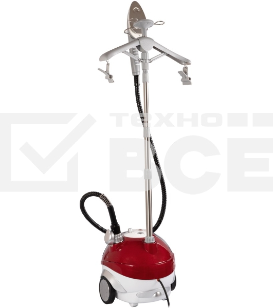 Отпариватель Endever Odyssey Q-9 красный/белый, 2500 Вт, 90 г/мин, 2300 мл