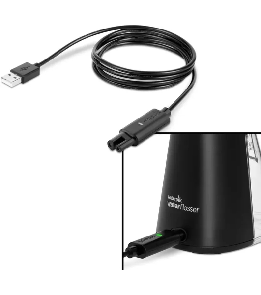 Ирригатор Waterpik WP-492 EU черный, от аккумулятора, 210 мл, 2 режима