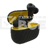 Наушники TWS More choice БВ37 черный/желтый, внутриканальные, Bluetooth, сенсорное управление, до 4 ч, фото4