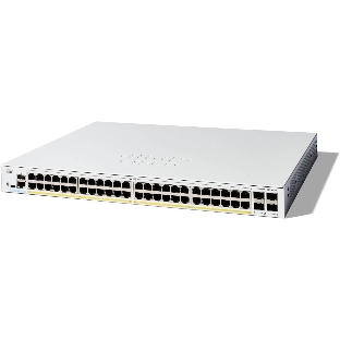 Коммутатор Cisco Catalyst C1300-48P-4G, 48×1 Гбит/с, 4×1 Гбит/с SFP