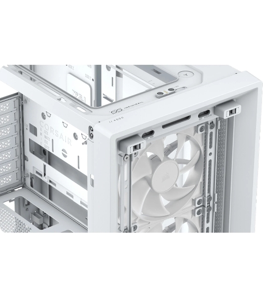 Корпус Corsair Frame 4000D RS White, Midi-Tower, белый, 3 x 120 мм