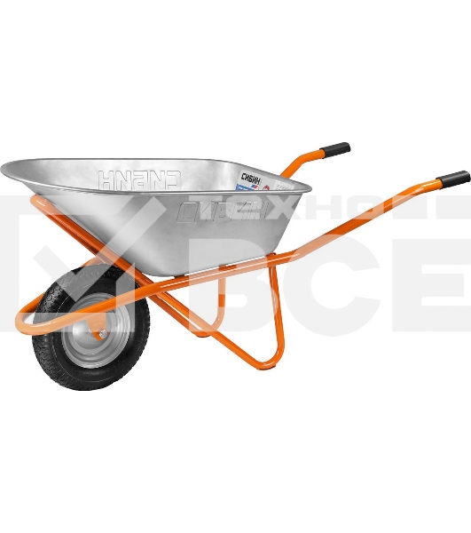 Тачка СИБИН СТ-12 строительная одноколесная, 180 кг