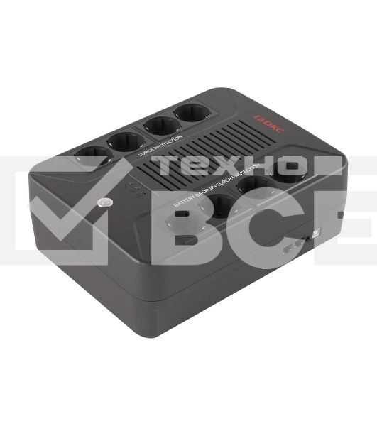 Линейно-интерактивный ИБП ДКС серии Info PDU, 600 ВА/360 Вт, 1/1,8xSchuko, 1x7Aч