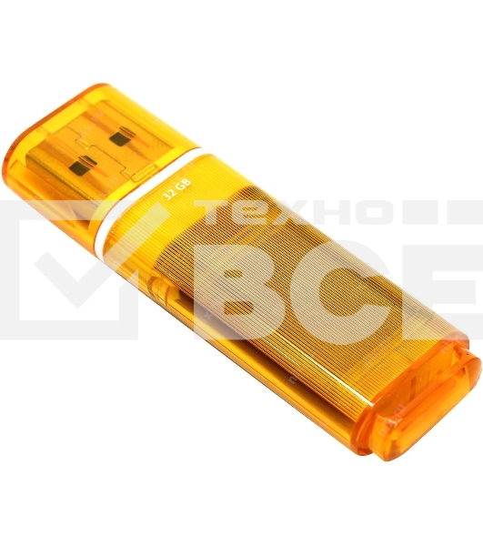 Флеш диск QUMO 32GB USB 2.0 Optiva 01 Orange корпус оранжевый