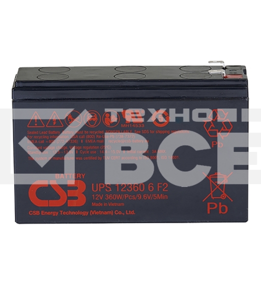 Батарея для ИБП CSB UPS 123606 (12V 6Ah)