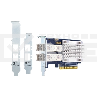 Сетевая карта QNAP QXP-16G2FC Dual-port Fiber Channel adapter, 2 x 16 Gb / s SFP +, PCIe Gen3 x8. For QTS OS ONLY