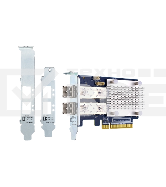 Сетевая карта QNAP QXP-16G2FC Dual-port Fiber Channel adapter, 2 x 16 Gb / s SFP +, PCIe Gen3 x8. For QTS OS ONLY