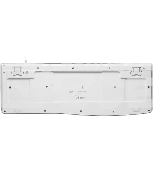 Клавиатура Acer OKW301 (ZL.KBDCC.01B) проводная, USB, белый