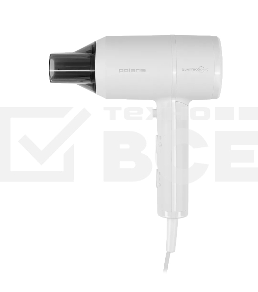 Фен Polaris PHD 2044Ti Quattro Ionic Белый/Серый