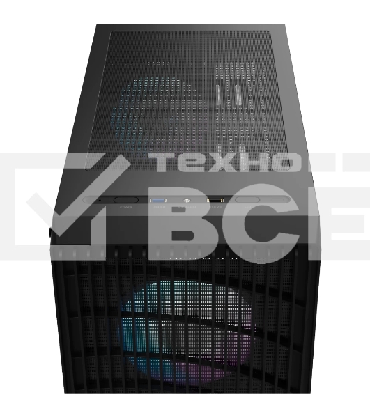 Корпус  Ocypus Gamma C70 BK ARGB  ATX / win / black / 4 ARGB fans / no PSU / Tempered Glass