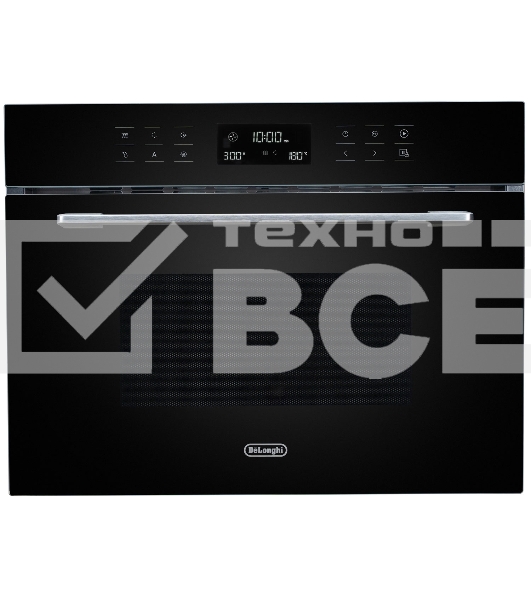 Духовой шкаф DeLonghi DMO 44NB FLORENZIA компактный с СВЧ, 44 л, чёрный