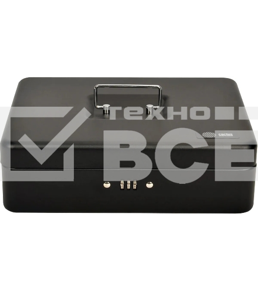 Ящик для денег без номинала Cactus CS-DCB-004 90x300x240 графитовый