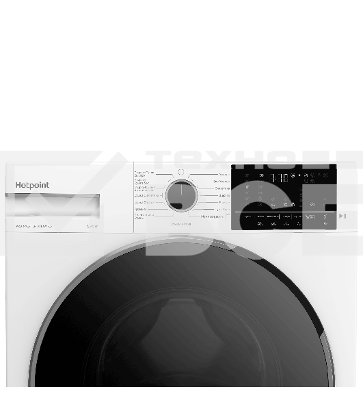Стиральная машина с сушкой Hotpoint WDSH 75549 VWX белый, 7,5 кг