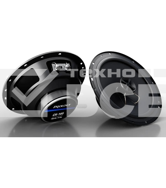 Колонки автомобильные Prology CX-165 140Вт 89дБ 4Ом 16см (6.5дюйм) (ком.:2кол.) коаксиальные двухполосные