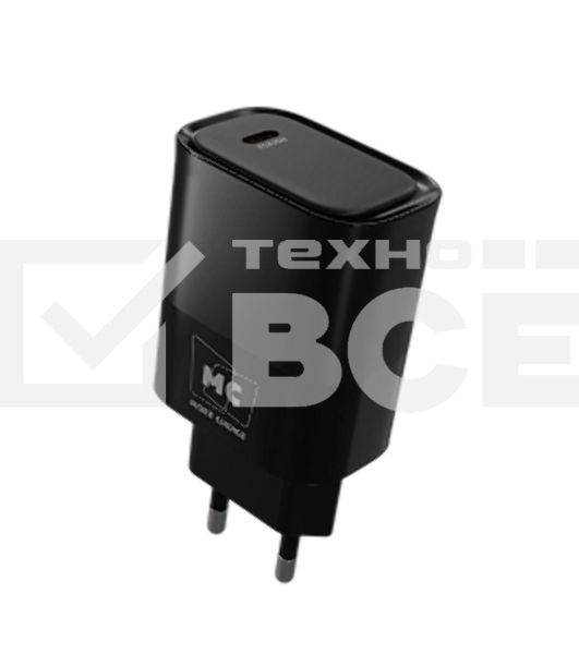 Сетевое зарядное устройство MORE CHOICE (4620202553515) NC68 1Type-C 3.0A PD 35W, черный