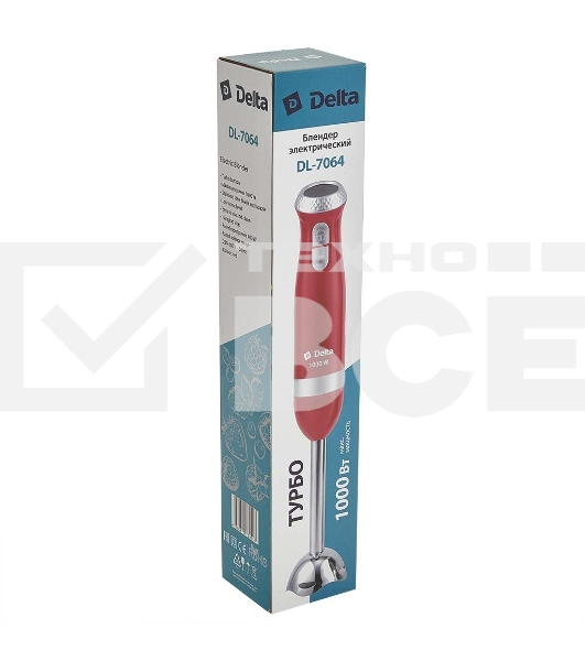 Блендер погружной DELTA DL-7064 красный