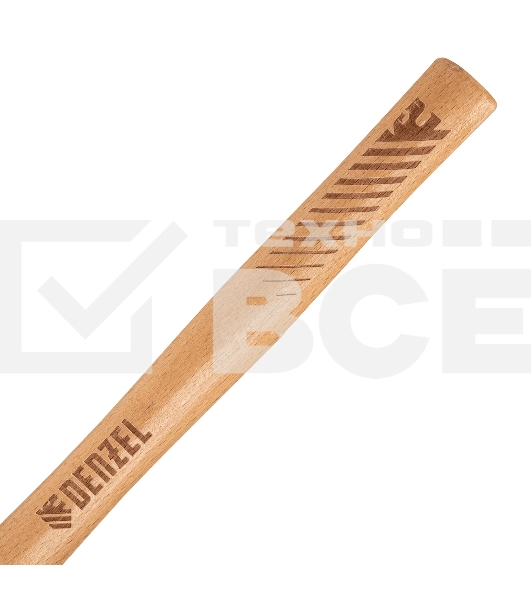 Молоток слесарный Denzel 200 г, кованый квадратный боек, буковая рукоятка