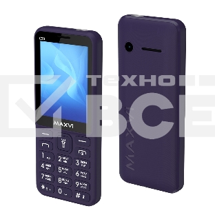 Мобильный телефон Maxvi C38 фиолетовый