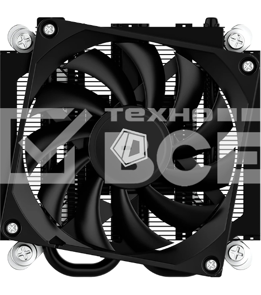 Кулер для процессора ID-COOLING IS-23i черный LGA1851/1700/1200/115X низкопрофильный высота 23мм (48шт/кор, TDP 45W, PWM, 2 тепл.трубки, медная база, FAN 80мм) BOX