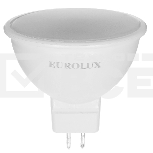 Лампа светодиодная EUROLUX LL-E-MR16-7W-230-2,7K-GU5.3