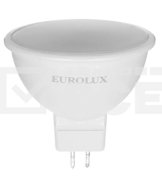 Лампа светодиодная EUROLUX LL-E-MR16-7W-230-2,7K-GU5.3