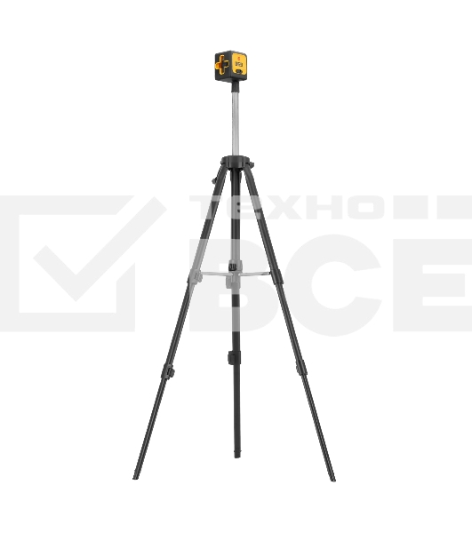 Лазерный уровень Denzel DQB-T, 30 м, зеленый луч, батарейки, штатив