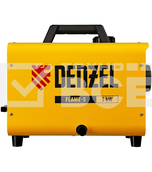 Дизельная тепловая портативная пушка Denzel Flame-5, 5кВт, 300м3/ч, непр.наг., циф. терм.