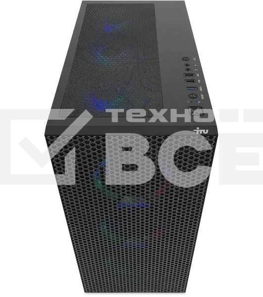 Компьютер IRU Tactio 510B7GP TWR i7 13700F (2.1) 32Gb SSD1Tb RTX 5060TI 8Gb Windows 11 Pro GbitEth 650W черный (RUS) (2126630)