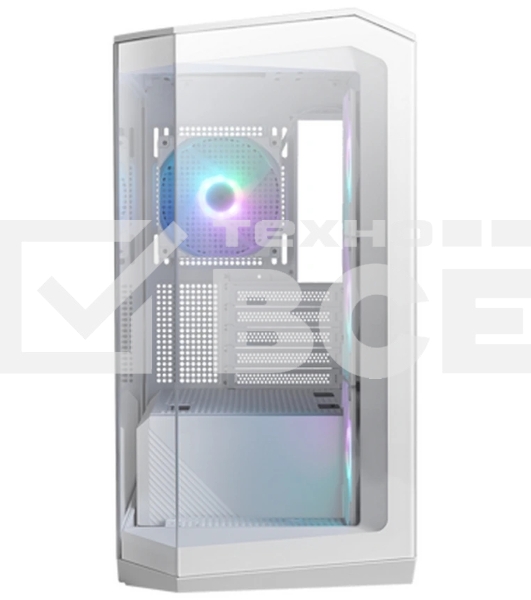 Компьютерный корпус MSI MAG Pano M100R PZ White , Micro-ATX, 1xUSB 3.2 Gen 1, 1xUSB 3.2 Gen2 Type-C, 4x120мм ARGB Fan, ARGB+PWM Control Board, TG, WHITE