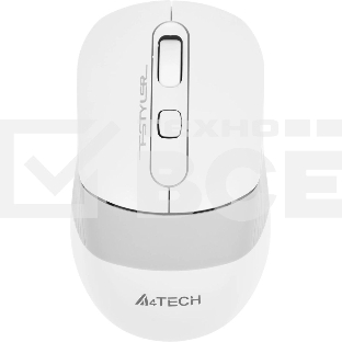 Мышь беспроводная A4Tech Fstyler FG10S белый/серый, 2000 dpi, радиоканал, USB, кнопки - 4