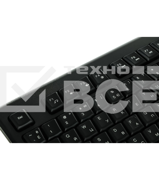 Комплект клавиатура+мышь A4Tech KRS-8372 проводной, USB, 1200 DPI, чёрный