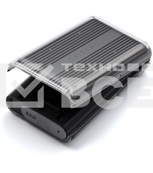 Внешний бокс Satechi USB4 NVMe SSD Pro Enclosure, M.2 2230/2242/2280, Серый ST-EU4NPM