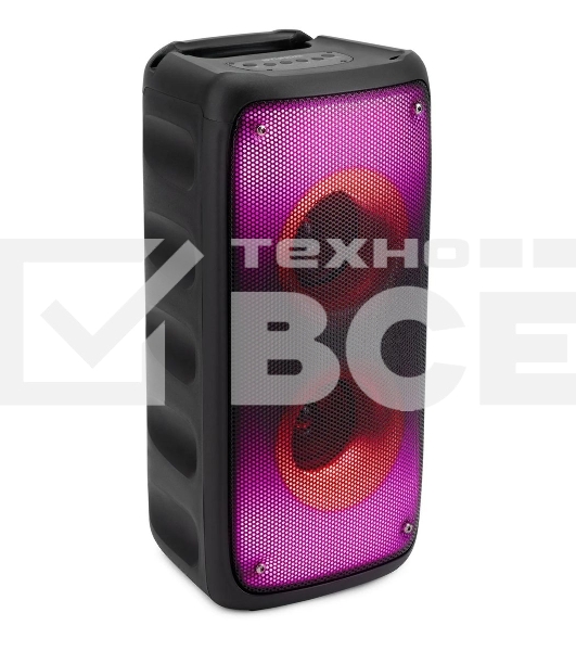 Минисистема Hyundai H-MC1230 черный 40Вт FM USB BT micro SD