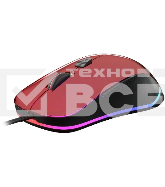 Мышь проводная GMNG 850GM красный, 7200 dpi, USB, кнопки - 6