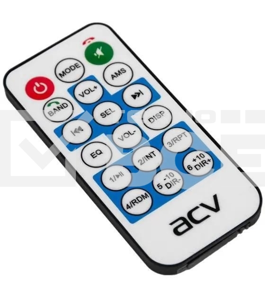 Автомагнитола ACV AVS-2100BM, 2 DIN, Bluetooth, USB Type-A, AUX, пульт ДУ