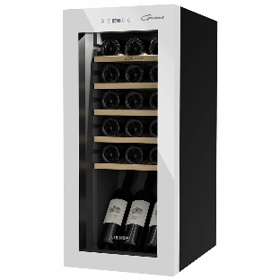 Винный шкаф Libhof GM-18 белый, 53 л, 1 отсек, 18 бут., класс A