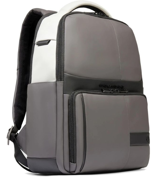 Рюкзак мужской Piquadro Wollem Rubber CA6238W129W/GRN серый/черный полиуретан