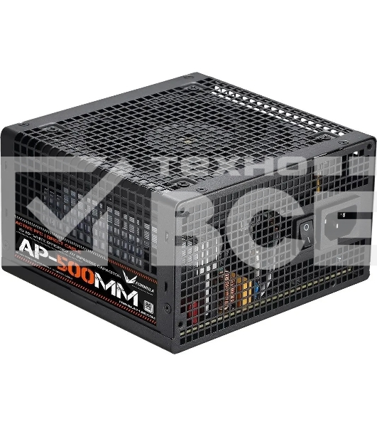 Блок питания Aerocool / Formula ATX 500W AP-500ММ 80 PLUS WHITE (20+4pin) APFC 120mm fan 6xSATA RTL