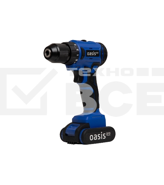 Дрель-шуруповерт Oasis ASB-21V PRO (J) 201, Аккумуляторная, 21В, 2 АКБ, Кейс