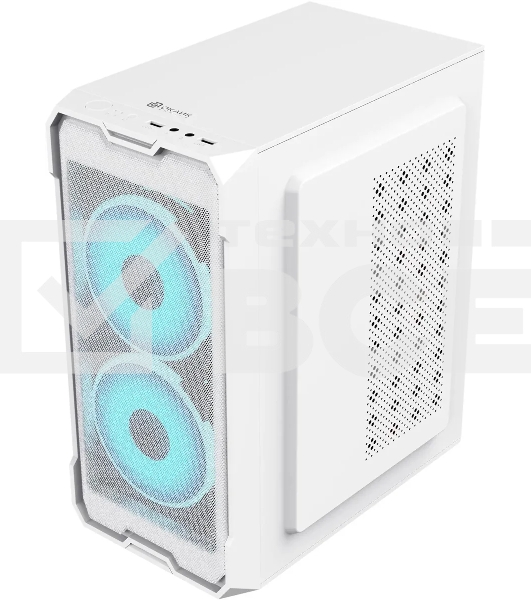 Корпус Оклик OCC-MN302F белый без БП mATX 1xUSB2.0 1xUSB3.0 audio