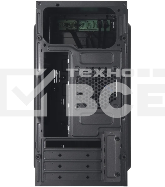 Компьютерный корпус KingPrice KPCC-MN211 черный без БП mATX 1x80mm 2x120mm 2xUSB2.0 audio