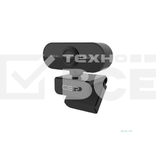 Веб-камера CBR CW 852HD Black с матрицей 1,3 МП, разрешение видео 1280х720, USB 2.0, встроенный микрофон с шумоподавлением, фикс.фокус, крепление на мониторе, длина кабеля 1,5 м, цвет чёрный