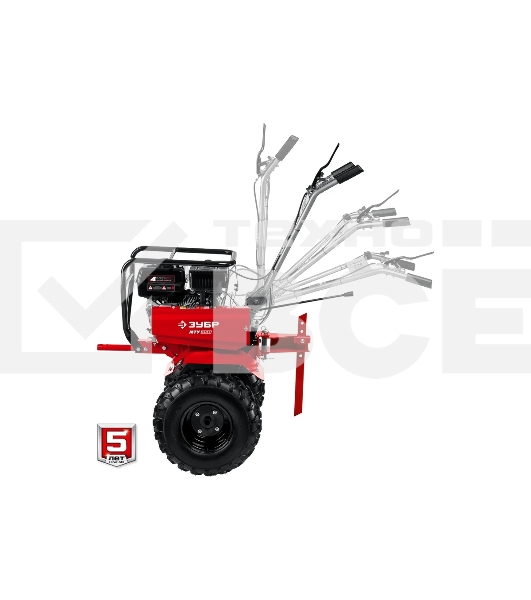 Мотоблок ЗУБР МТУ-350 бензиновый усиленный 212 см3