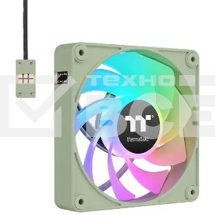 Комплект вентиляторов для корпуса Thermaltake CT140 EX Reverse ARGB Sync (3 шт.) зеленый, 140 мм, 1800 об/мин, 32.8 дБ, 4 pin