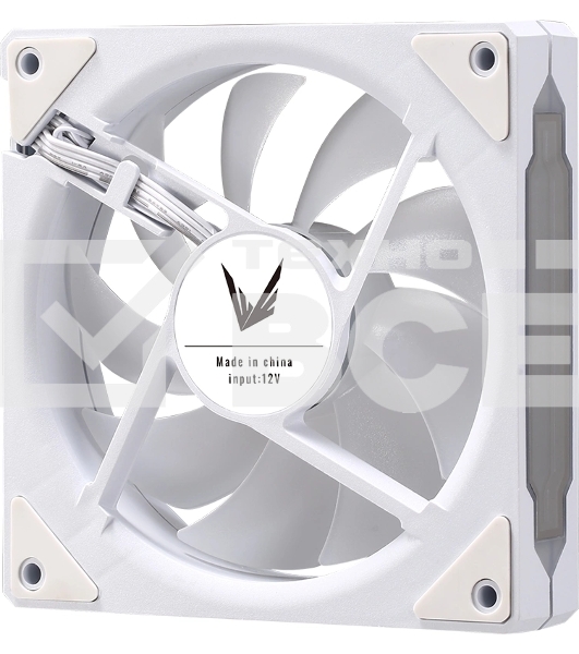 Вентилятор для корпуса Aerocool / Formula Floe 12WH ARPW ARGB белый, 120 мм, 1500 об/мин, 26.8 дБ, 4 pin