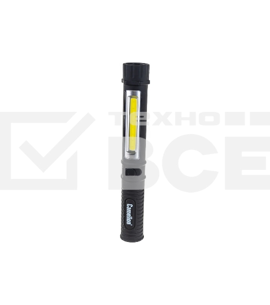 Фонарь-ручка Camelion LED51521 COB LED+1W LED, 3XR03, пластик, магнит, клипса, блистер