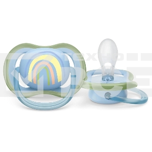 Пустышка Philips Avent ultra air, радуга, 0-6 мес., 1 шт.